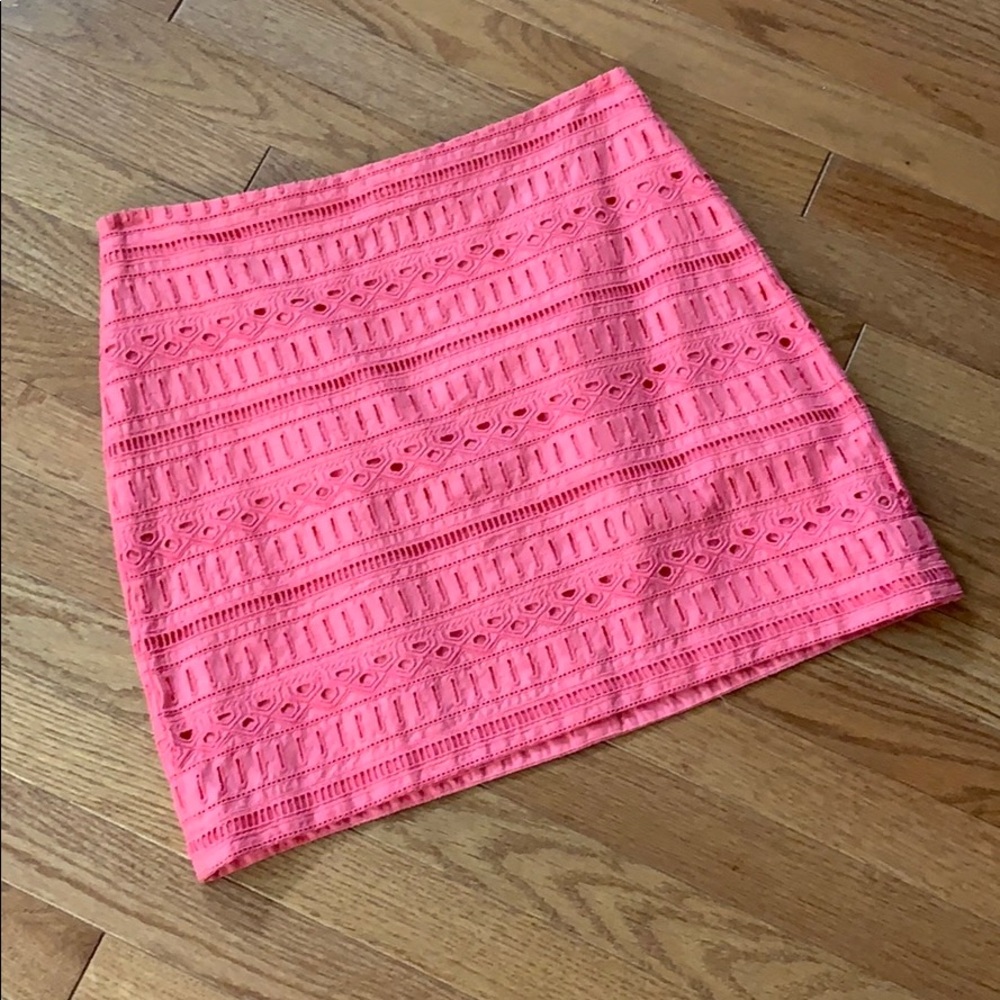 GAP Coral Eyelet Skirt